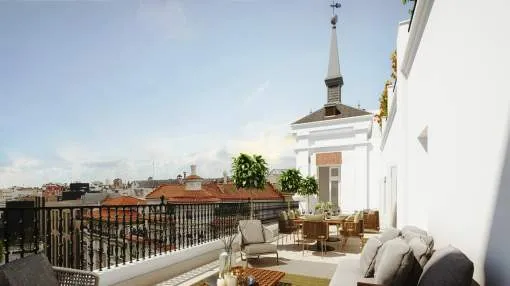 Penthouse with a large terrace in Salamanca